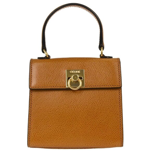 Celine Brown Leather Handbag JM13 166641 - Picture 1 of 9